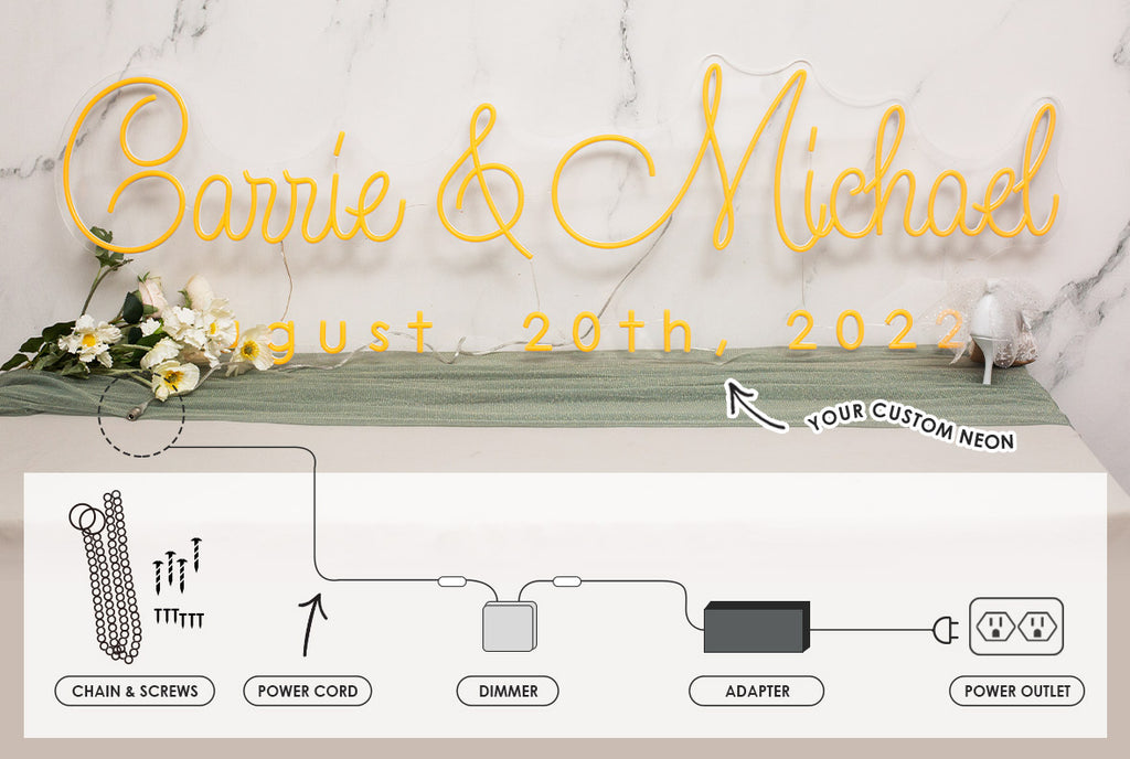 Led Quince Sign Mis Quince Neon LED Sign – Invitations by Luis Sanchez
