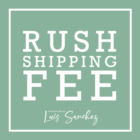 Rush Shipping Fee